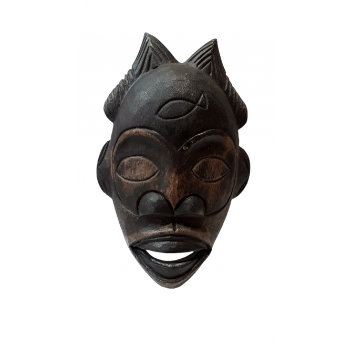 Ahşap Afrika Maske  30cm -55208-