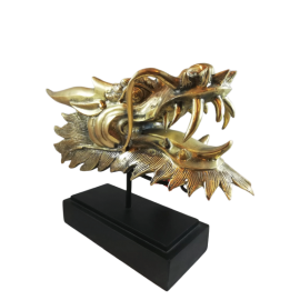 Bronz Dragon Başı 30 Cm -55096-