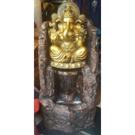 Resine Ganesha Şelale Havuz 110cm -56075-